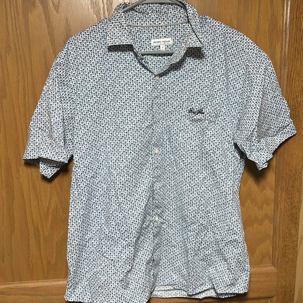 Short sleeve Peter Millar button up